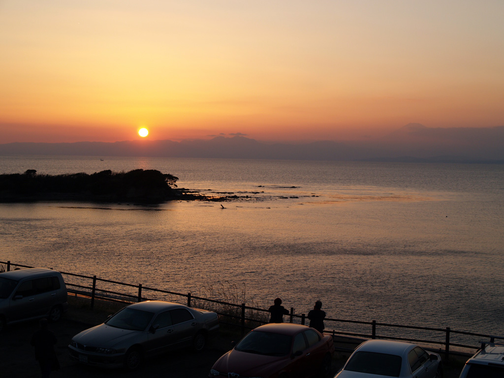 長者の夕日