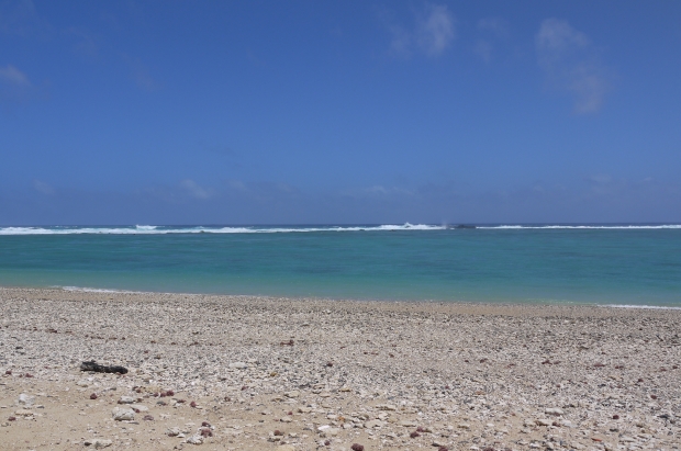 ただひたすらに広がる、何もないビーチと海。