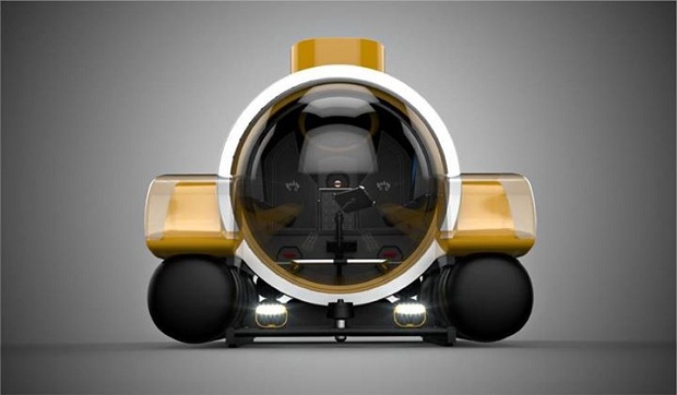Via: facebook.com/gofriday.eu Friday社が開発した個人用潜水艦