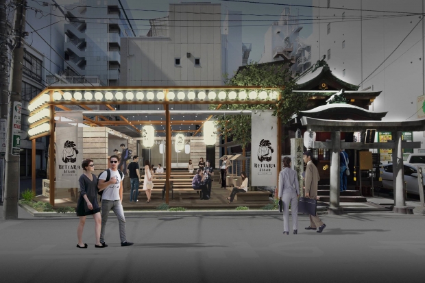 【タイニーハウスで元駐車場を有効活用！】移動可能な小屋やDIY屋台を使ったイベント・キッチンスペース「BETTARA STAND 日本橋」をYADOKARIがオープン！
