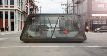 IDEOが考える未来の自動運転オフィス「Work on Wheels」