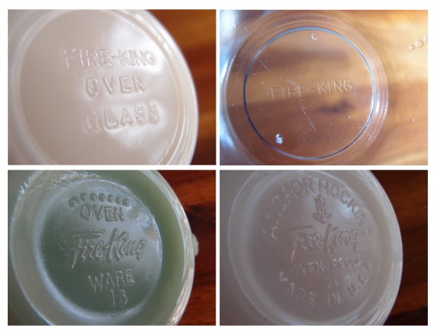 Fire King backstamps