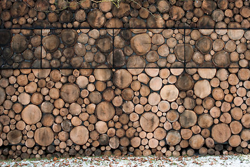 Mobiles Blockhaus-Buero | log house office on wheels