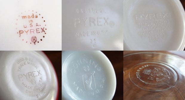 Pyrex backstamps