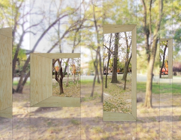 見えない小屋2
