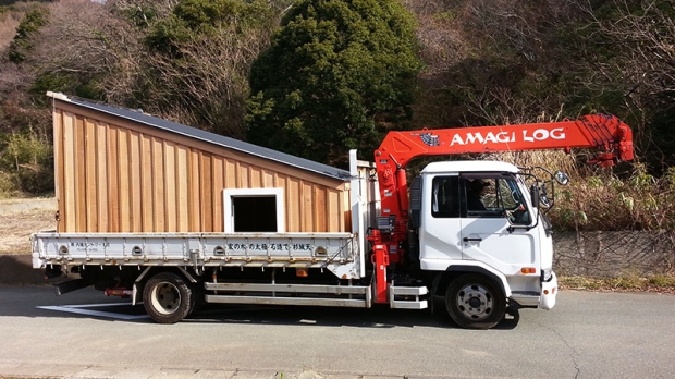 モジュール化されていてユニックで輸送可能