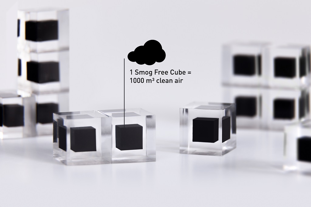 空気中のスモッグから作られるスモッグフリーリング(Smog Free Ring)