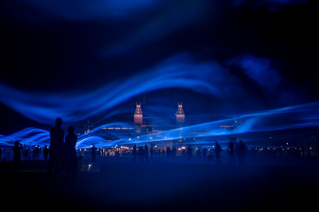 「Waterlicht」のインスタレーション