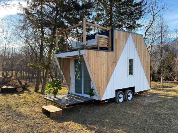 【海外事例】屋根の上に、もうひとつの居場所を。アメリカ発のトレーラーハウス「The Mountain XL」